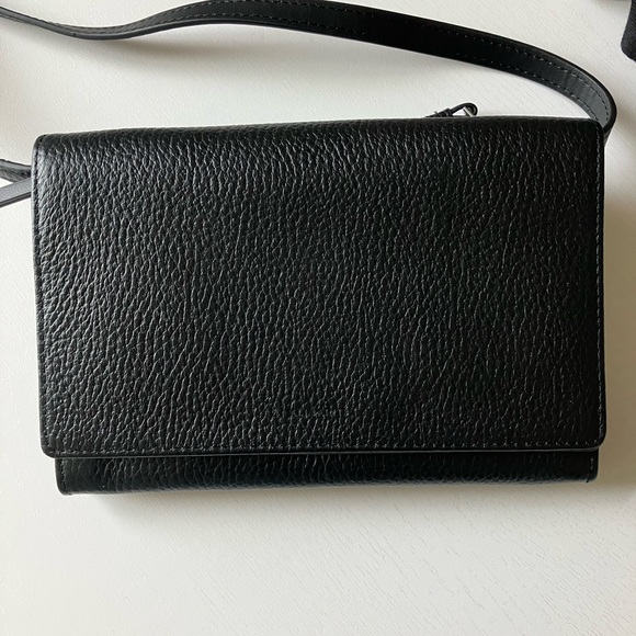 All Saints Fetch Leather/Chain Crossbody Wallet - Picture 10 of 16